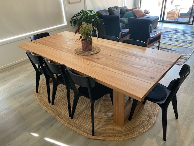 Rennick dining table in Messmate