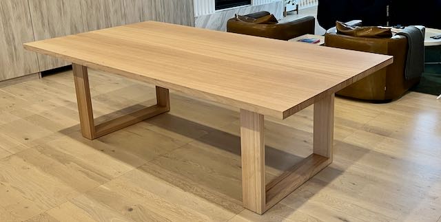 Rennick dining table in Vic Ash