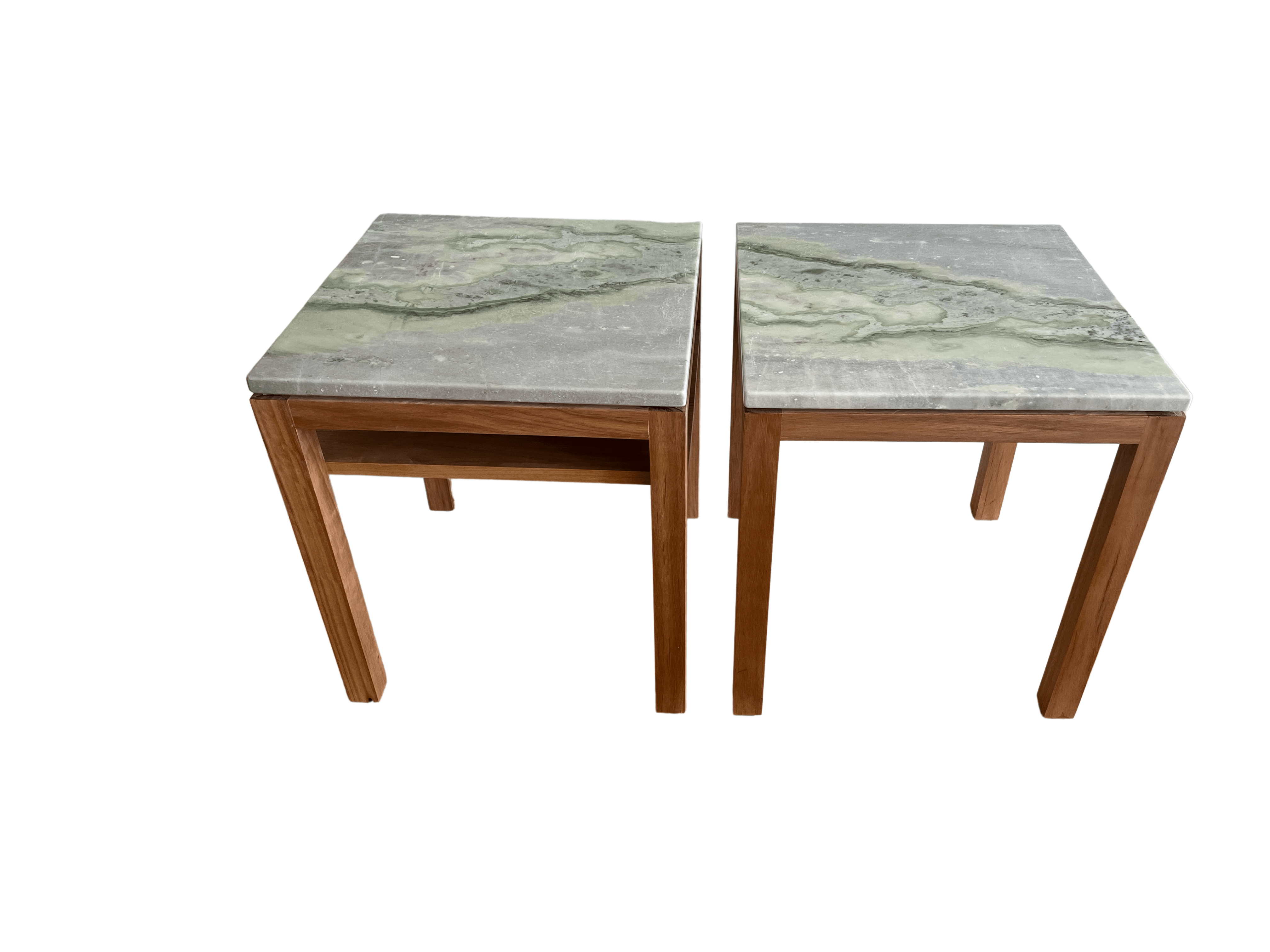 Custom made marble side table