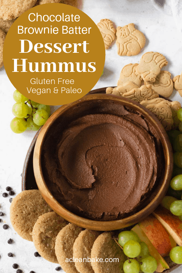 Dark chocolate hummus · 16 oz dry chickpeas (or 2 cups cooked) · 1/2 cup agave nectar (or liquid sugar, maple syrup or honey) · 3/4 cup unsweetened . Dessert Hummus Chocolate Brownie Batter Dip A Clean Bake