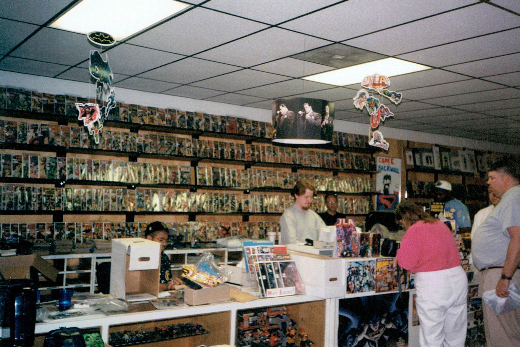 The epic back wall at the High Point Road Store.