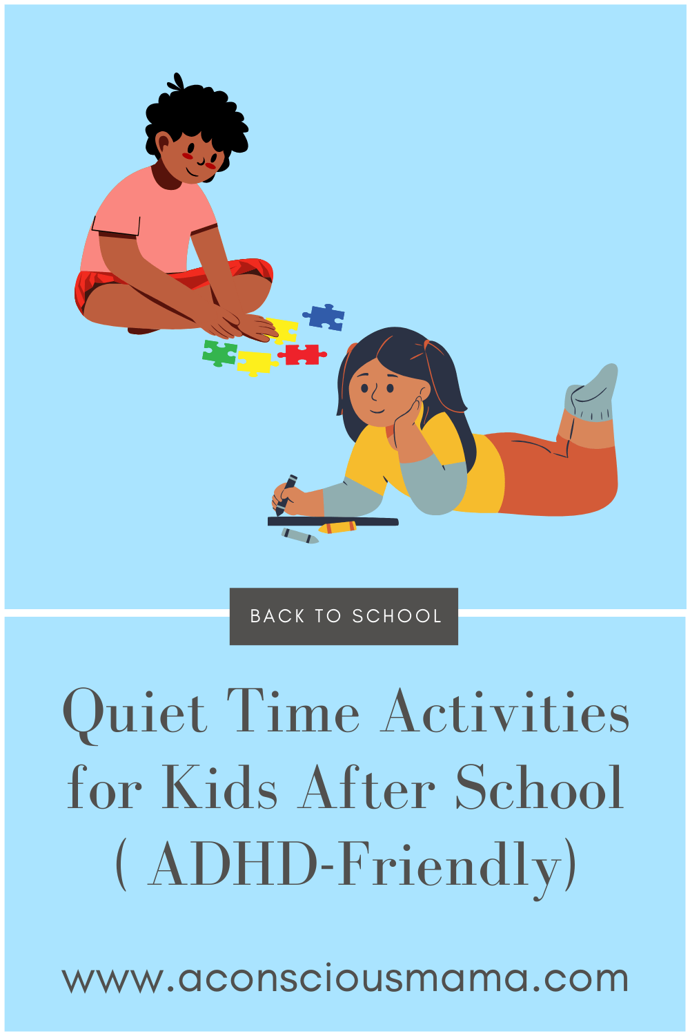 After School Quiet Time Activities for Kids (ADHD-Friendly)