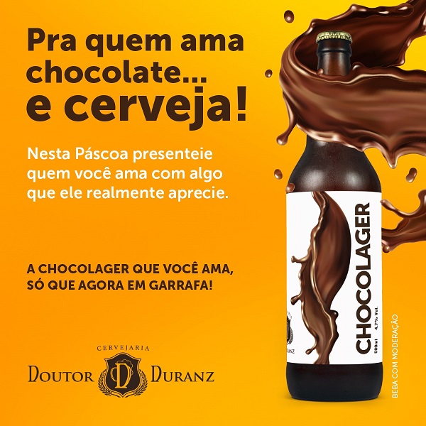 DOUTOR DURANZ LANÇA A CERVEJA CHOCOLAGER PARA ESTA PÁSCOA