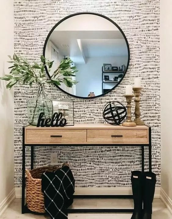 Primeira impressão – Hall de Entrada com espelhos
