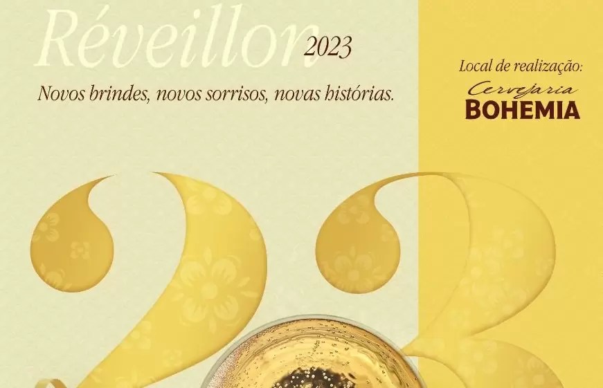 Réveillon da Bohemia vai brindar a chegada de 2023 com o tema ‘Novos brindes- novos sorrisos – novas histórias’