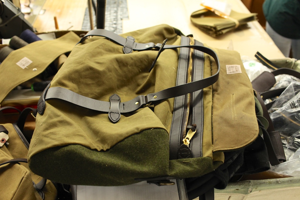 Made in Seattle CC. Filson Co. A Continuous Lean.