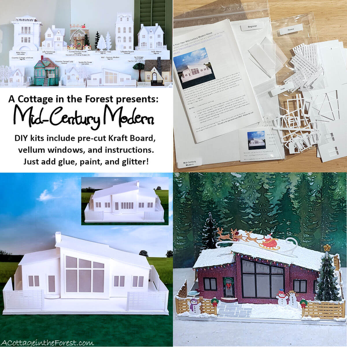 Pre-Cut Mid-Century Modern House Kit - Image 2