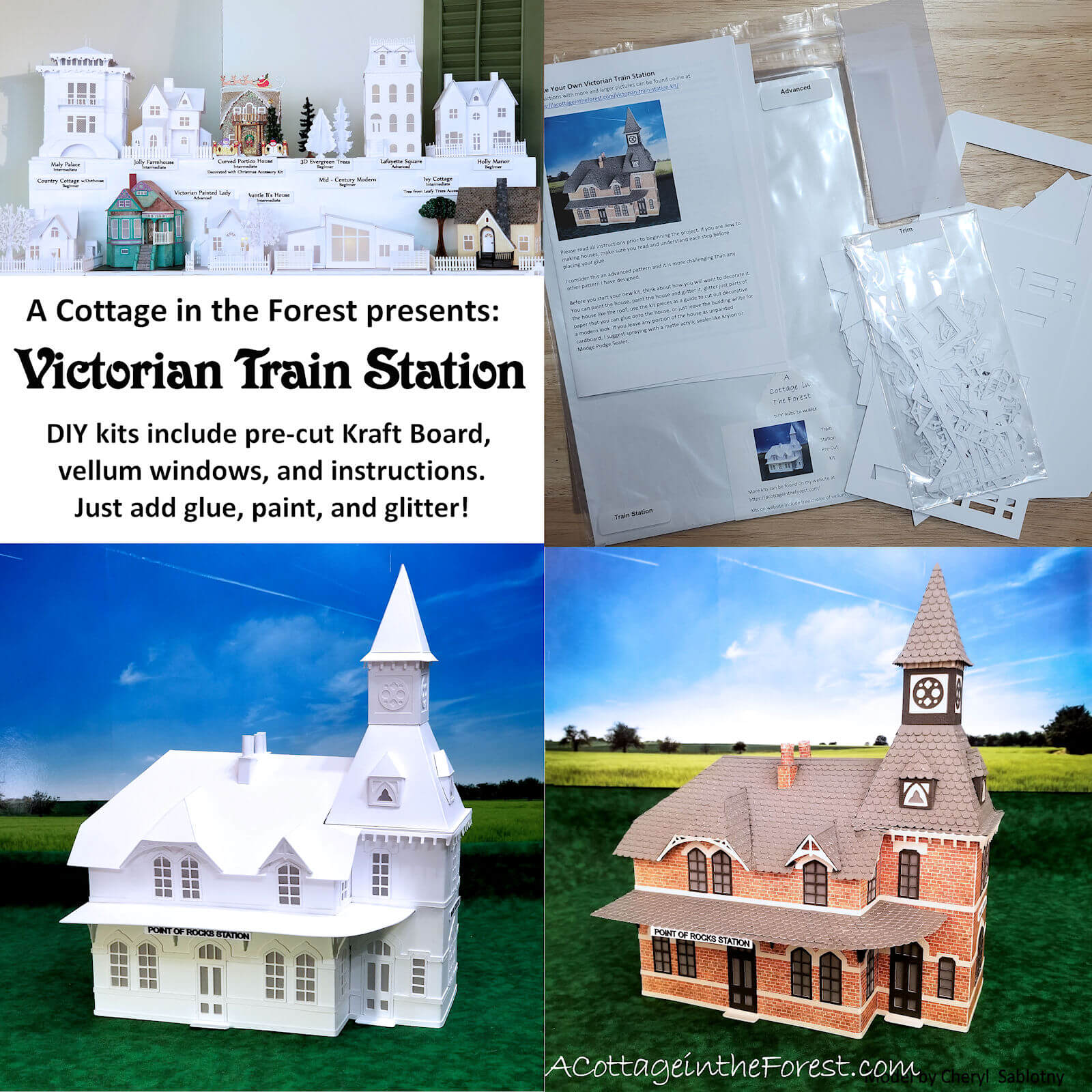 Pre-Cut Victorian Train Station Kit - Image 2