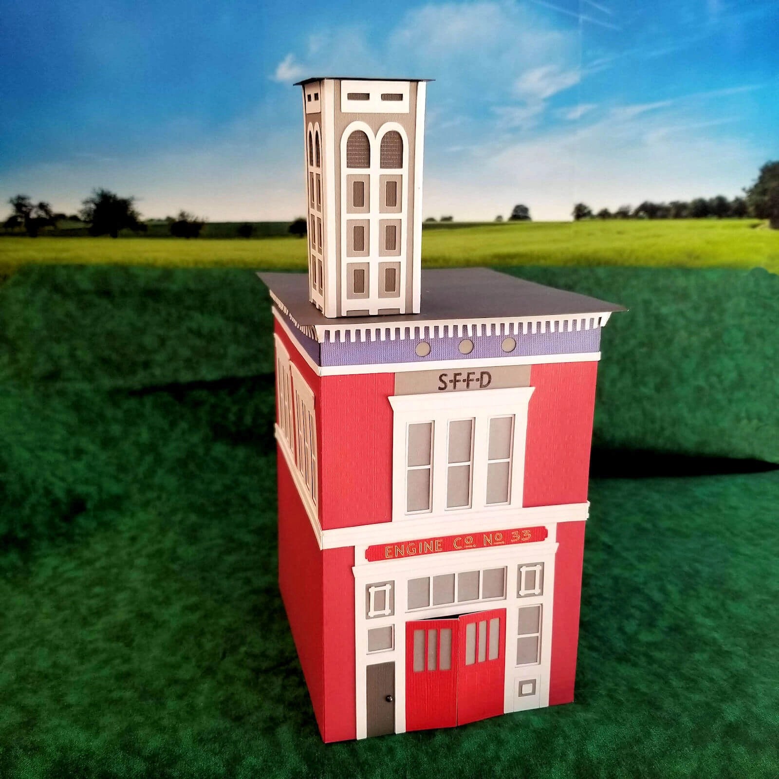 Victorian Firehouse SVG, DXF or Studio3 Pattern - Image 2