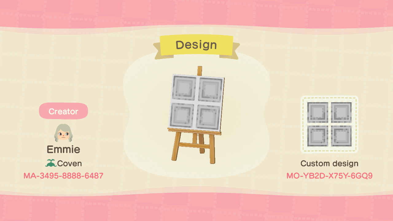 Grey Pavement Pattern - Animal Crossing Pattern Gallery ...