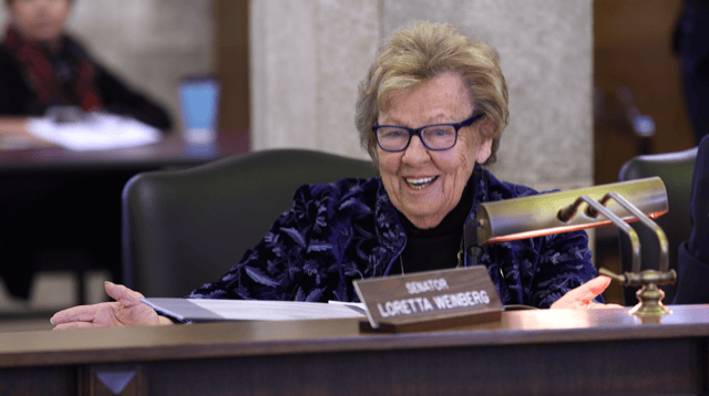 Senator Weinberg at 82