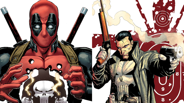 BIG GUNS: The Punisher & Deadpool Go to War in the Upcoming Crossover Mini-Series Event Full of One Liners and High-Powered Weaponry!