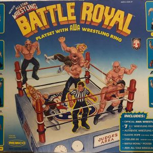 Image for AWA Battle Royal Playset With 7 Wrestling Figures By Remco (LWB)