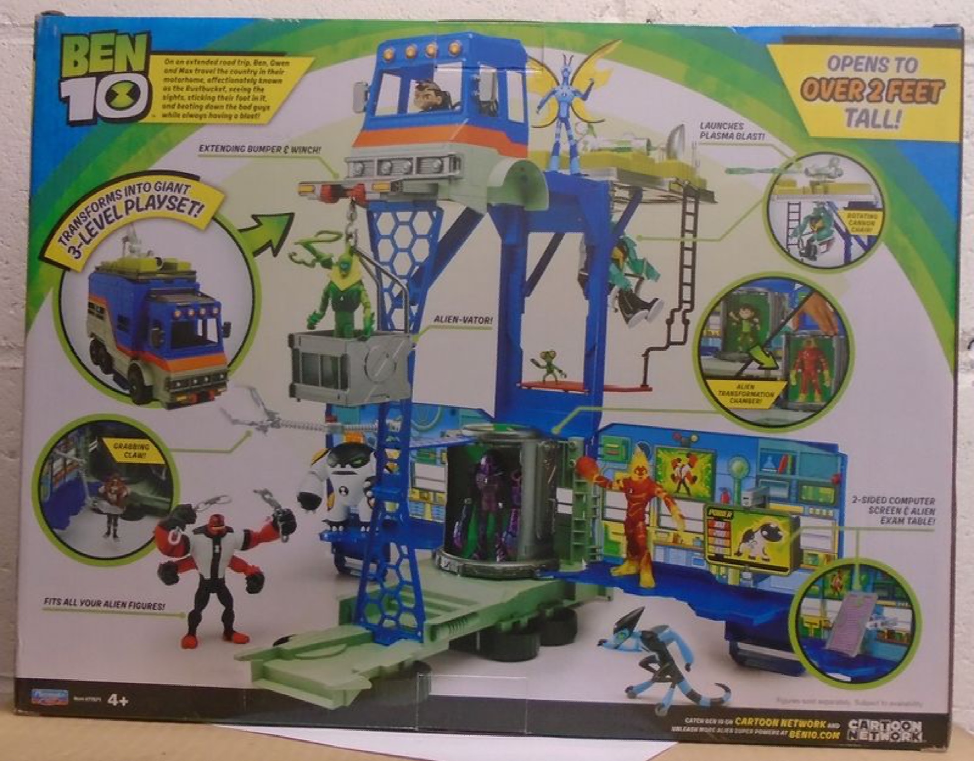 OUT OF STOCK Ben 10 - Transforming Alien Rustbucket Playset (MISB