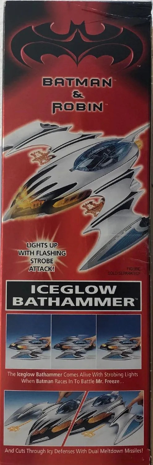 Batman & Robin Movie Ice Glow Bathammer Vehicle (MISB) - Action Toys