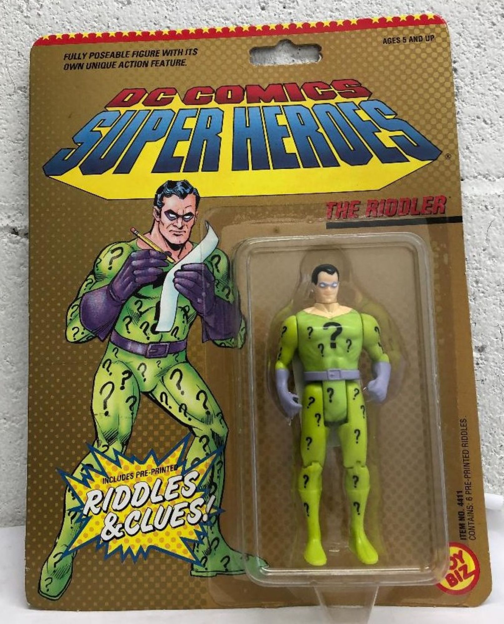 DC Superheroes By Toybiz - The Riddler (MOC) - Action Toys