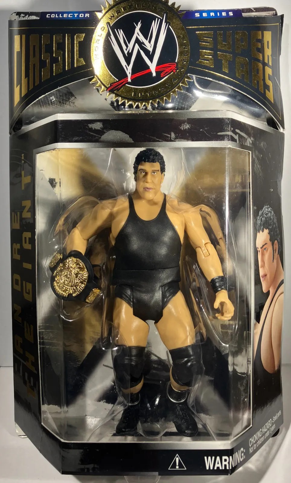 wwfシリーズa/1 WWF Classic Superstar Series1 Andre the Giant With Belt Jakks MISP
