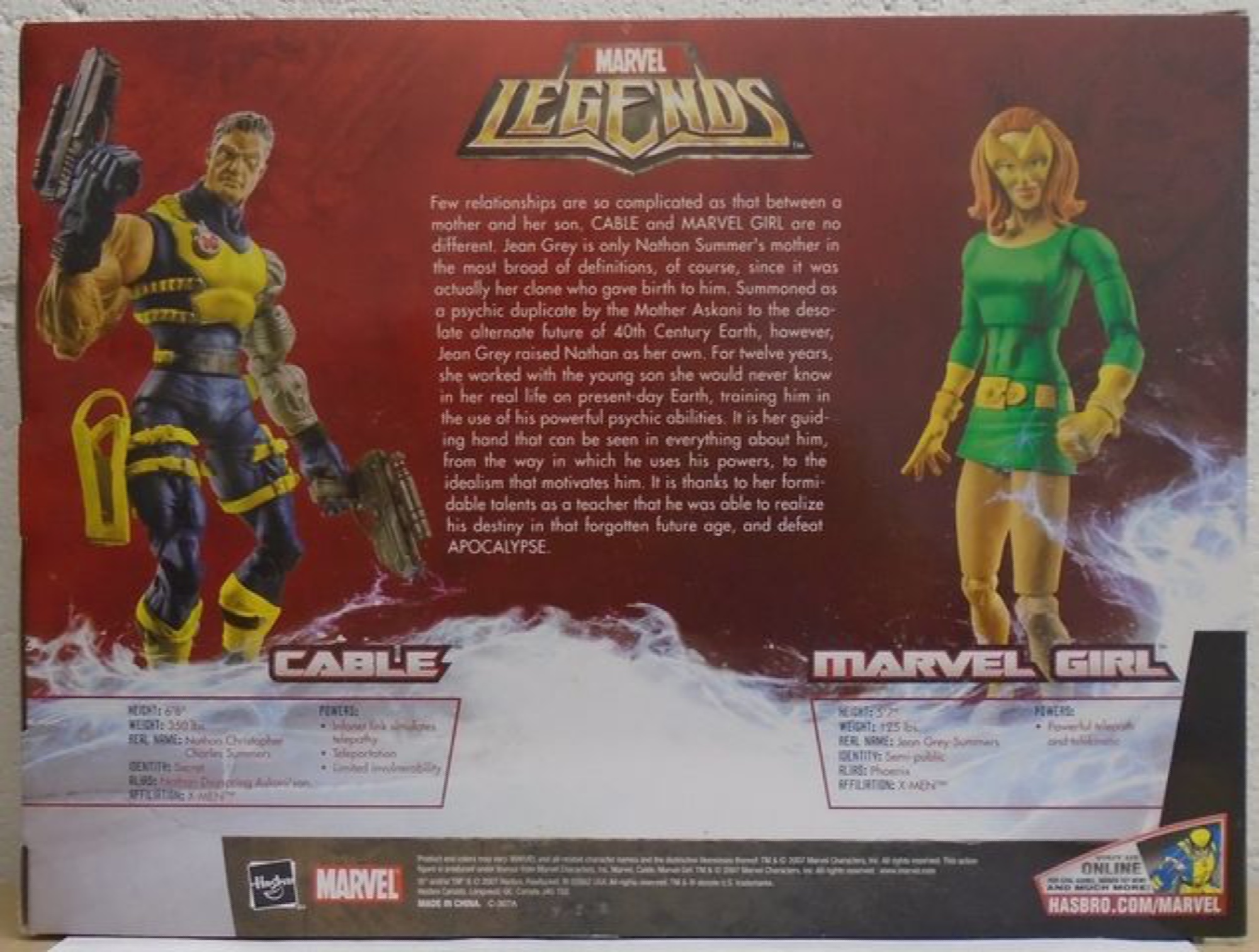 Hasbro Marvel Legends - Walmart Exclusive Cable & Marvel Girl 2