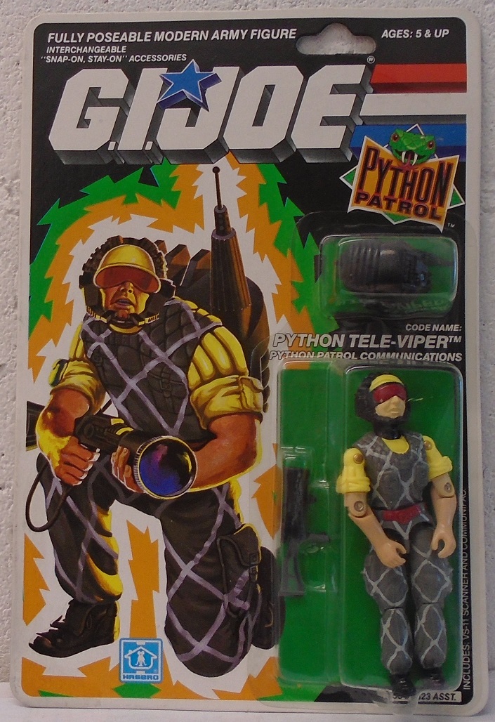 OUT OF STOCK GI JOE 1989 - Cobra Python Patrol Tele-Viper (MOC) AFA Worthy! 002