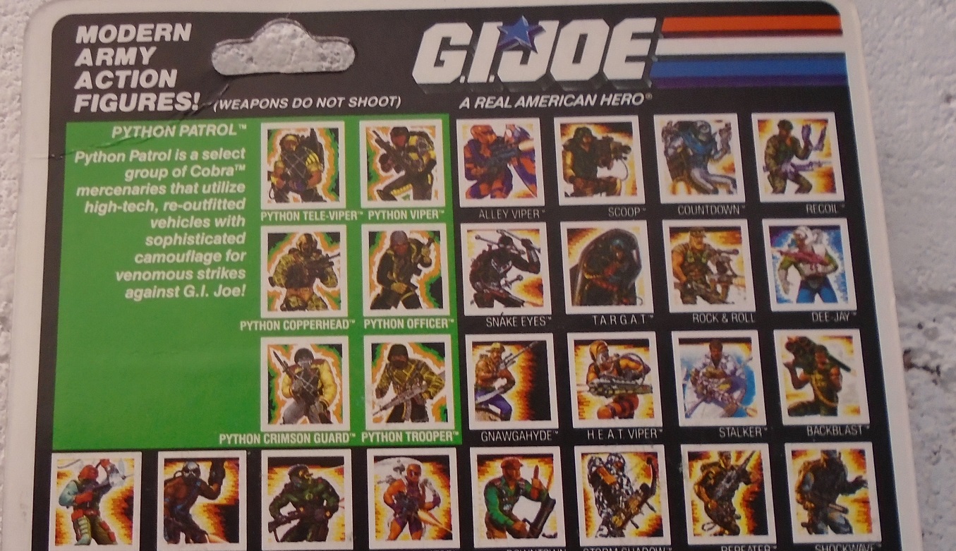 OUT OF STOCK GI JOE 1989 - Cobra Python Patrol Tele-Viper (MOC) AFA Worthy! 002 - Image 3