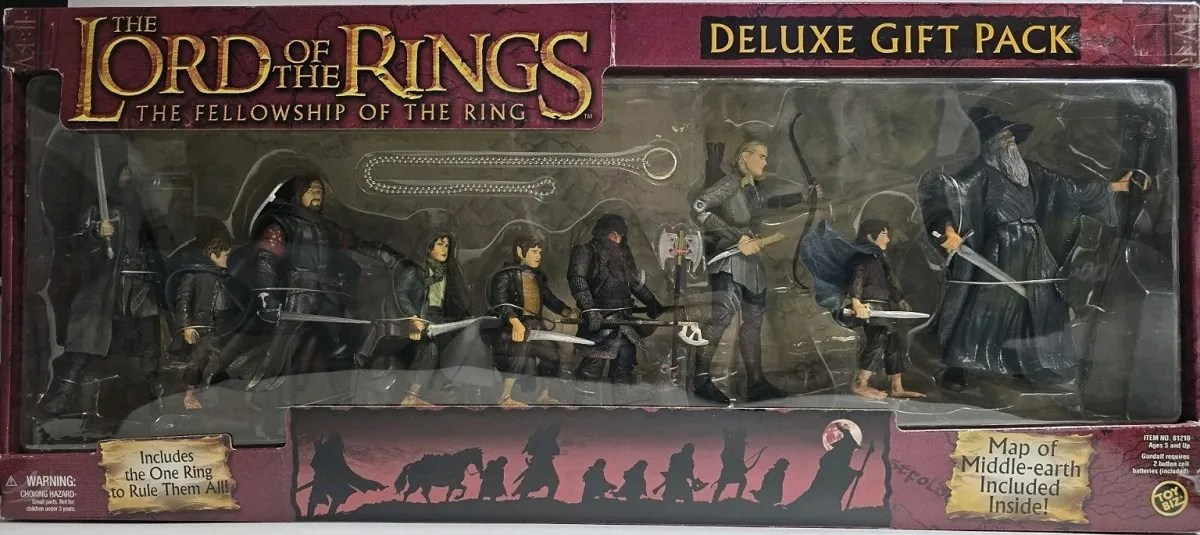 The Lord Of The Rings Fellowship Movie 9 Figure Deluxe Gift Pack