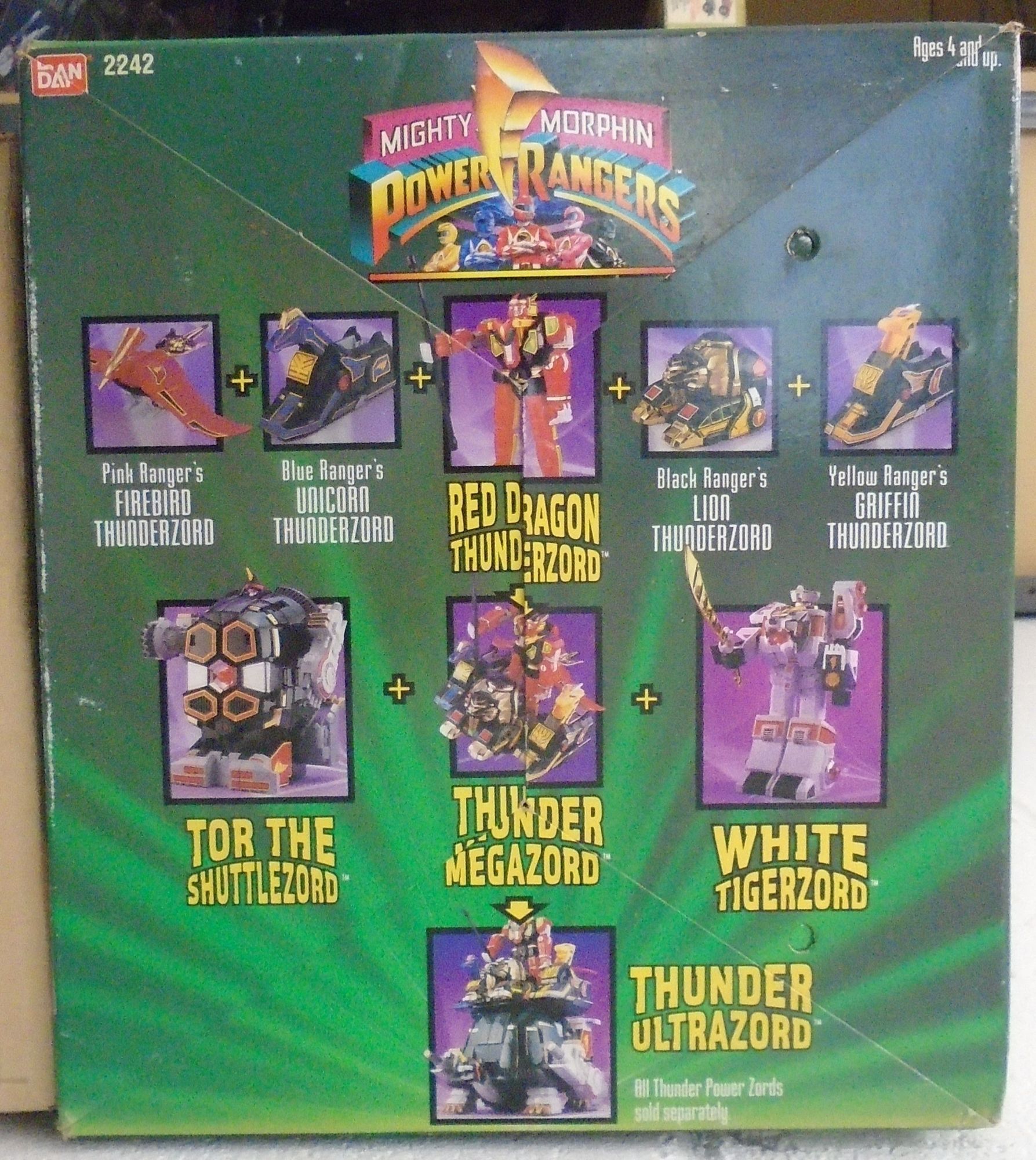Mighty Morphin Power Rangers MMPR - Tor The Shuttle Zord (MIB