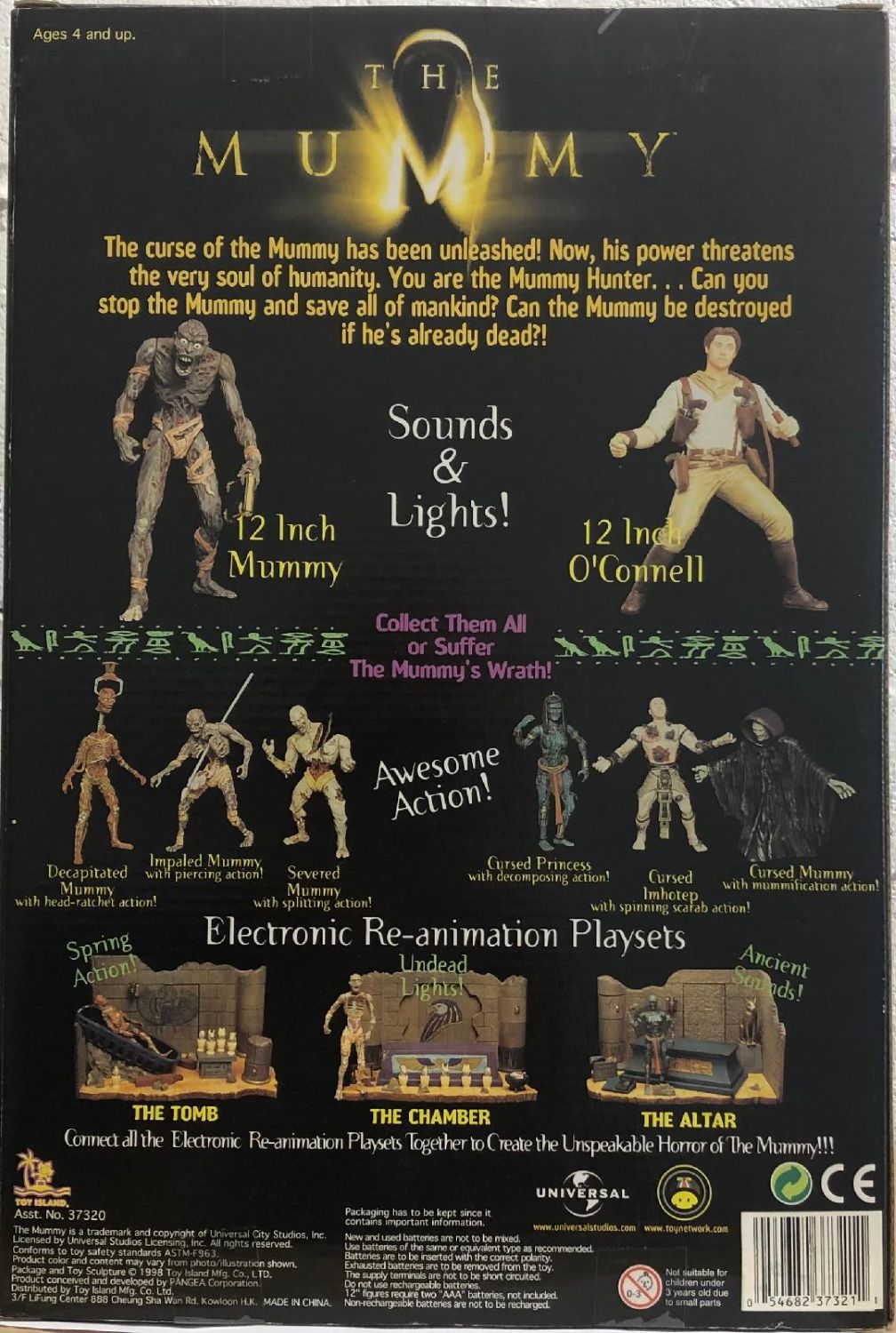 The Mummy Movie 1998 Electronic 12 Inch Rick O'Connell Action