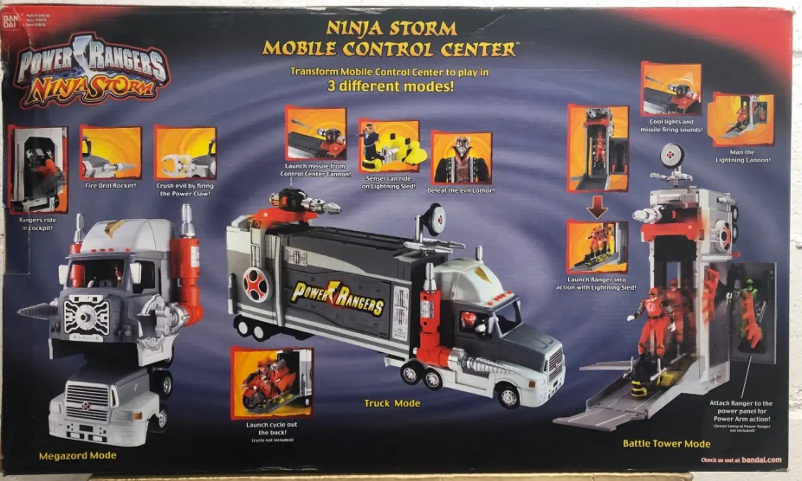 Power Rangers Ninja Storm Mobile Control Center With Lothor
