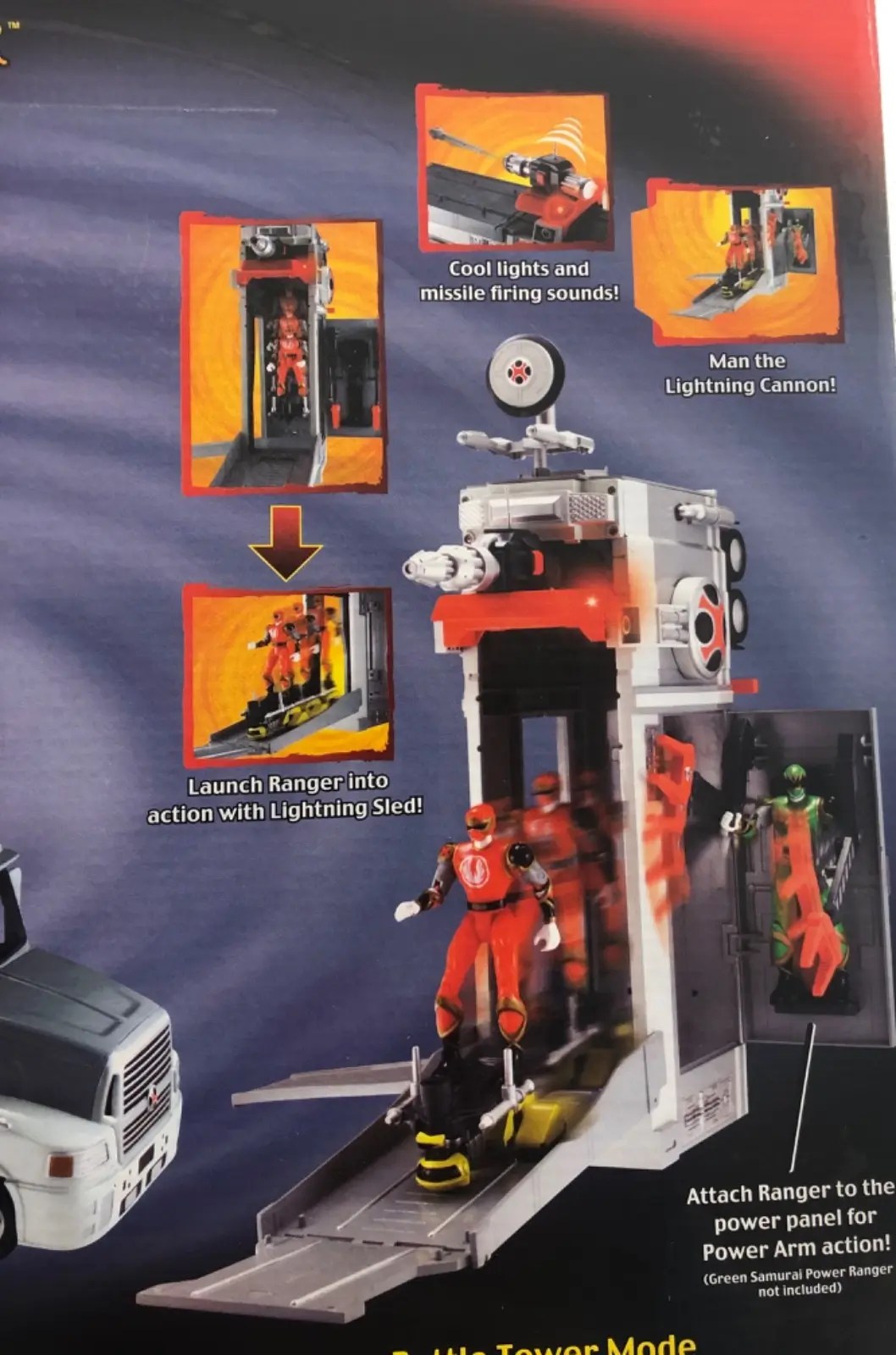 Power Rangers Ninja Storm Mobile Control Center With Lothor