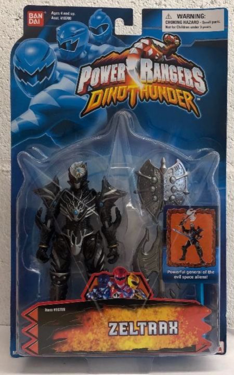 Power Rangers Dino Thunder – 5″ Evil Space Alien Zeltrax (MOC