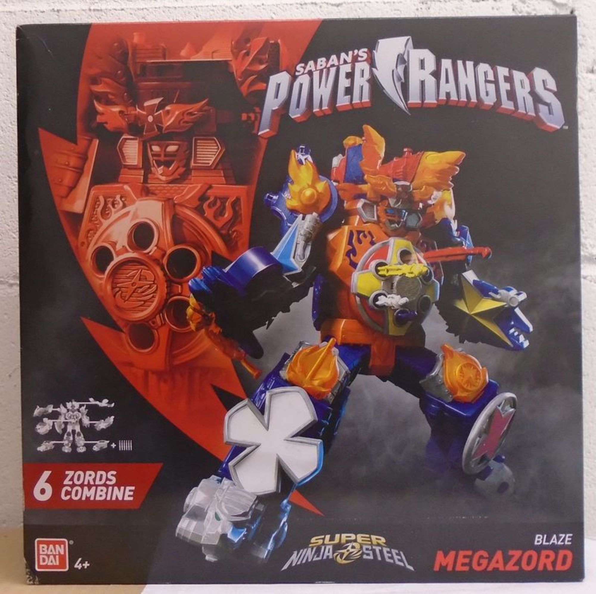 OUT OF STOCK Power Rangers Super Ninja Steel - Blaze Megazord
