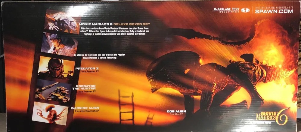 Mcfarlane Movie Maniacs Series 6 Queen Alien Box Set (MISB