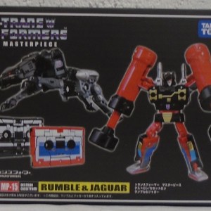 Image For Transformers Masterpiece Edition MP-15 Rumble & Jaguar Cassettes Action Figure