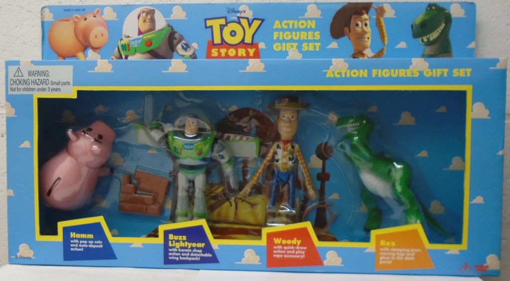 Toy Story Movie - Gift Set With Woody, Buzz Lightyear, Rex, & Hamm