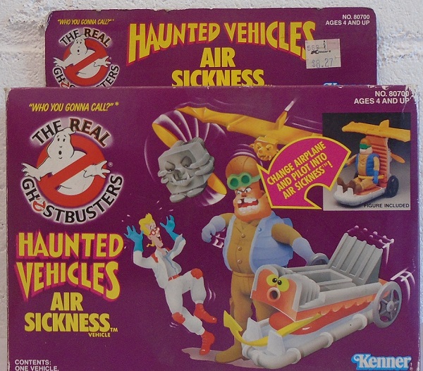 The Real Ghostbusters Haunted Vehicles Air Sickness Kenner MIB
