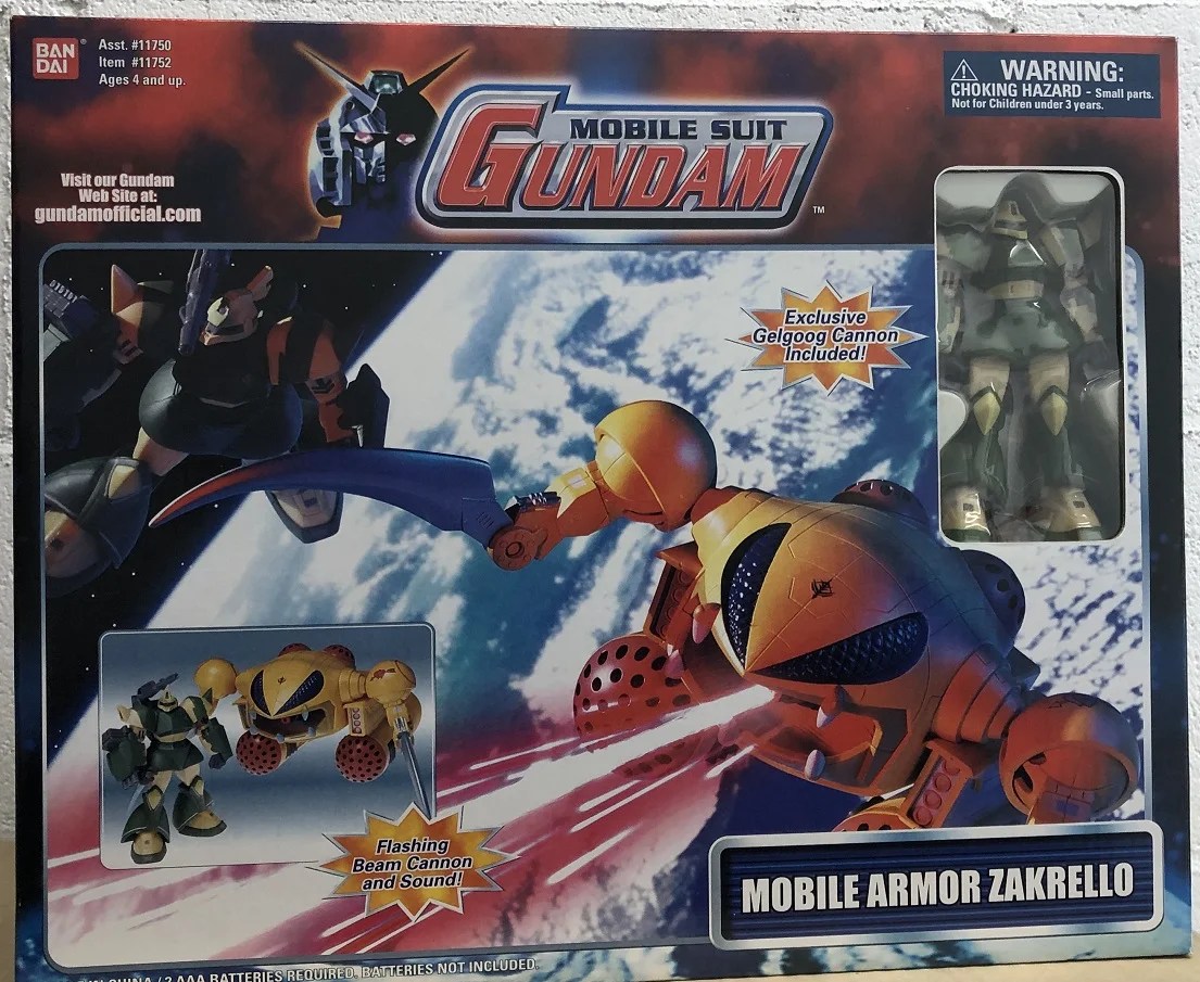Gundam Mobile Armor Zakrello Exclusive Gelgoog Cannon Bandai