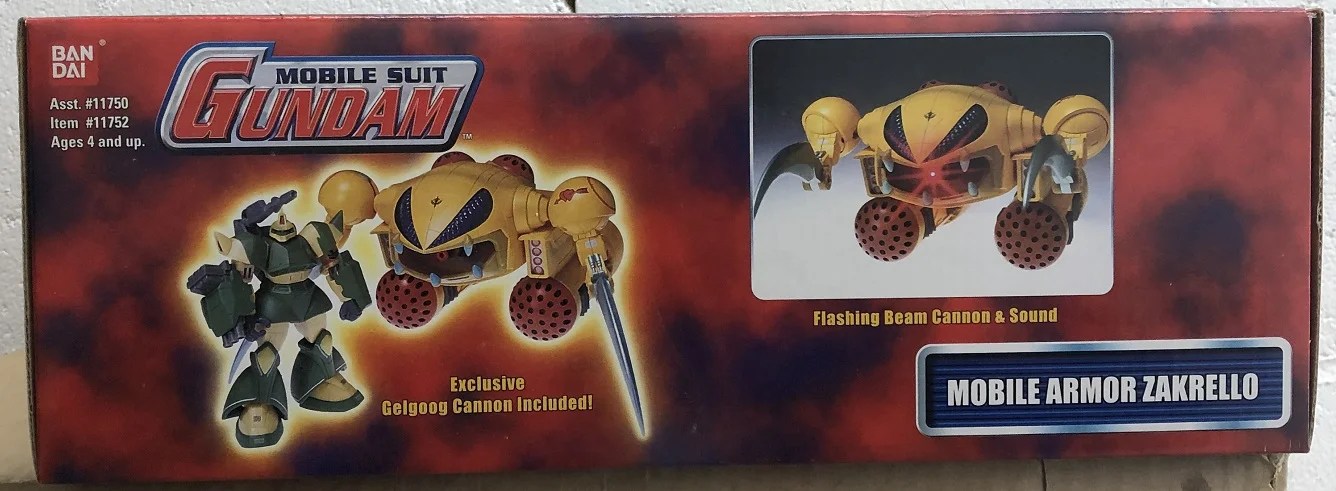 Gundam Mobile Armor Zakrello Exclusive Gelgoog Cannon Bandai