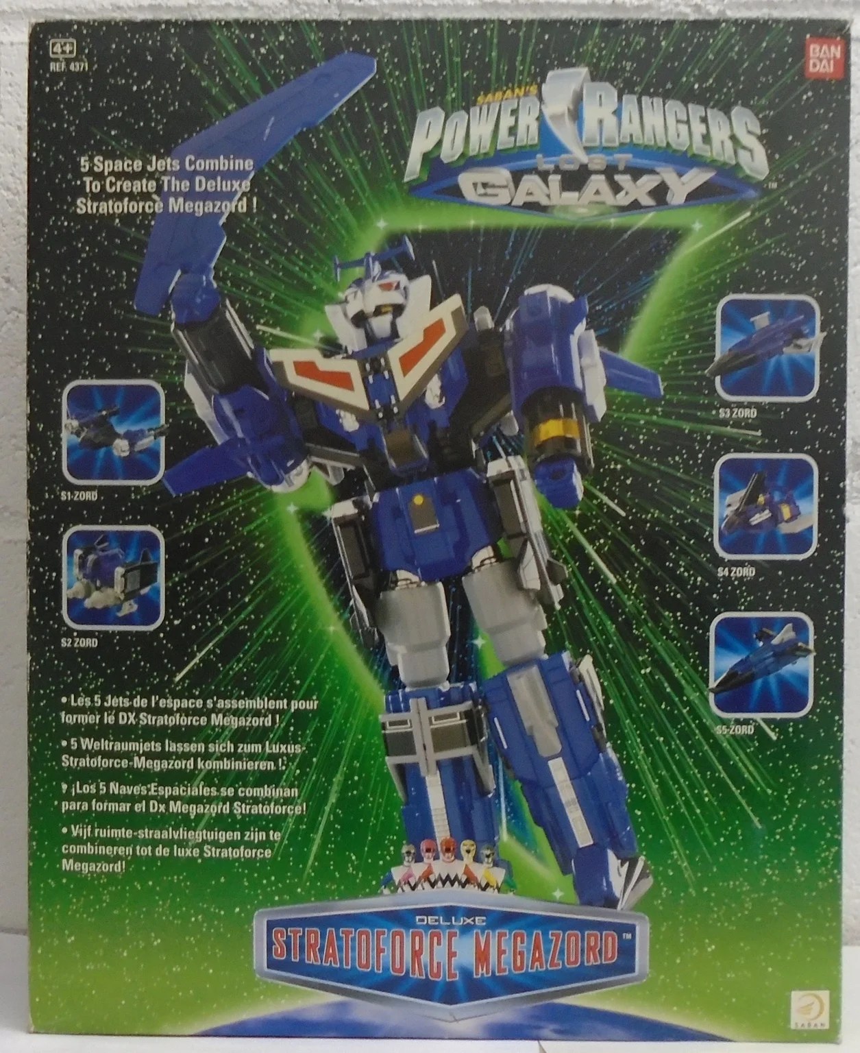 Power Rangers Lost Galaxy - Deluxe Stratoforce Megazord (MIB