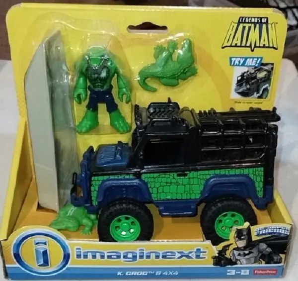 INV OUT OF STOCK IMAGINEXT DC SUPER FRIENDS Killer Croc 4X4 Jeep