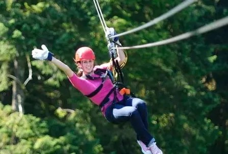 zipline in mont tremblant