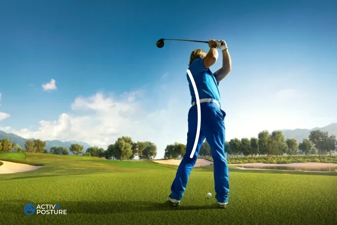 Golf problem reverse angle