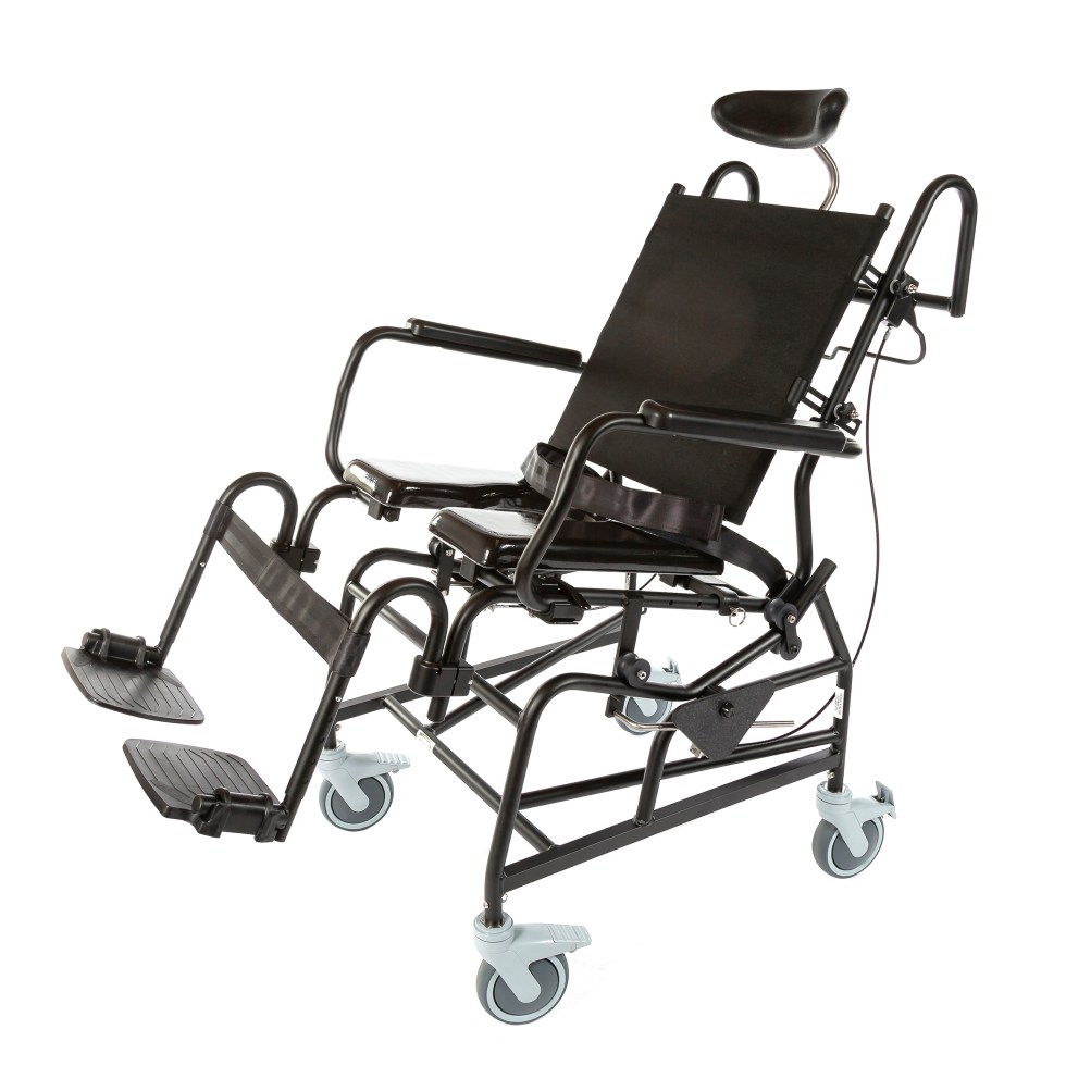 1218
Pediatric Rehab Shower/Commode Chair – Tilt
Weight capacity: 350 lbs
Frame width(s): 18″
Seat width & depth(s): 12″x12″, 14″x14″, 16″x16″, 18″x18″
Wheel/Caster sizes: 5″ casters