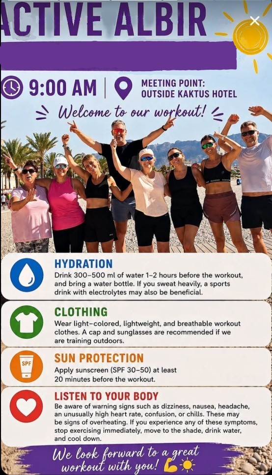 Workout with Aktiv Albir