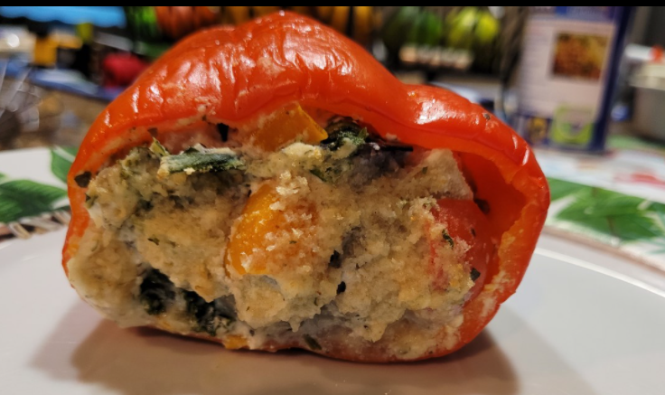 Stuffed Peppers with Ricotta and Kale