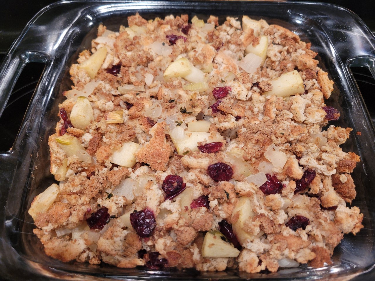 Stuffing with Apple and Cranberries