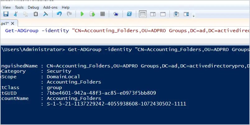 Get-adgroup: how to get all ad groups with powershell