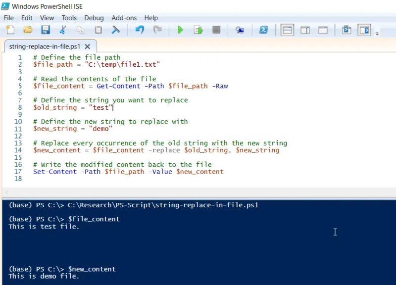 Replace Multilines File Every Time A Certain String Occurs In Another File With Powershell - Premium Nature Image Gallery - 8K