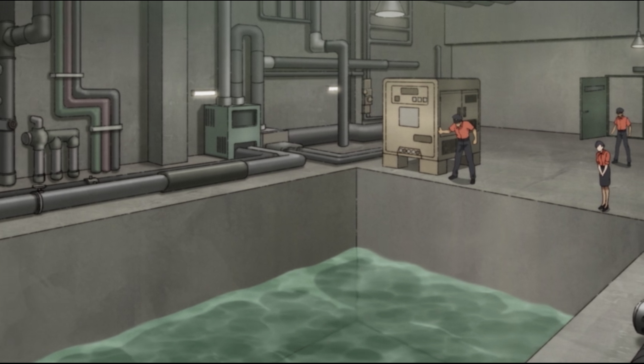 Sweat gland depleted of sweat