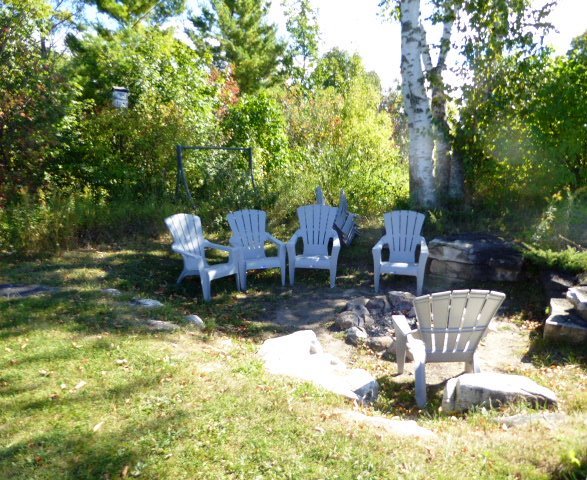 Door County Homes with Campfires