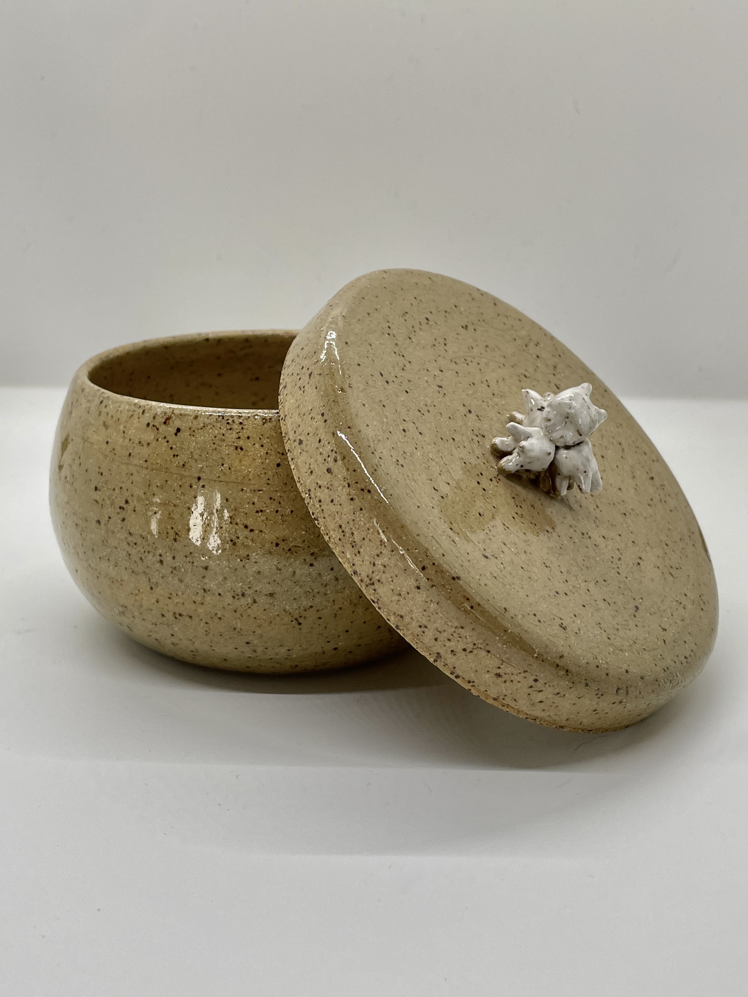 " Luxury Bones" Ceramic Jar by Brickstone Ceramics